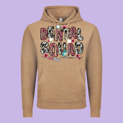 Dental Squad Vintage Hoodie Designed By Zillion Design Studio