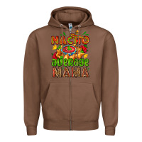 Chestnut nacho average mama with nacho Zipper Hoodie - AdoDesignShop