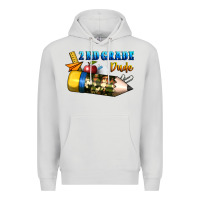 Dove Grey 2 nd grade dude Premium Hoodie - BundleAndBundleShop