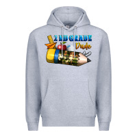 Heather Grey 2 nd grade dude Premium Hoodie - BundleAndBundleShop