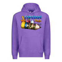Purple 2 nd grade dude Premium Hoodie - BundleAndBundleShop