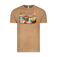 Vintage Camel pigs coffee cups Vintage Tee - Zillion Design Studio