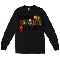 Black santa's favorite firefighter Long Sleeve Tee - AdoDesignShop