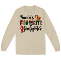 Mushroom santa's favorite firefighter Long Sleeve Tee - AdoDesignShop