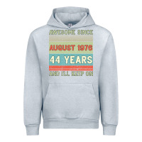 Heather Grey awesome since august 1976 44 years and i ll keep on Urban Hoodie - Bettercallsaul
