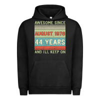 Pigment Black awesome since august 1976 44 years and i ll keep on Urban Hoodie - Bettercallsaul