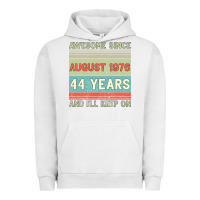 Pigment Lunar Rock awesome since august 1976 44 years and i ll keep on Urban Hoodie - Bettercallsaul