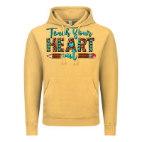 Vintage Mustard teach your heart out Vintage Hoodie - texasbilliewilder