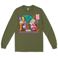 Army Green easter lpn licensed practical nurse Long Sleeve Tee - AdoDesignShop