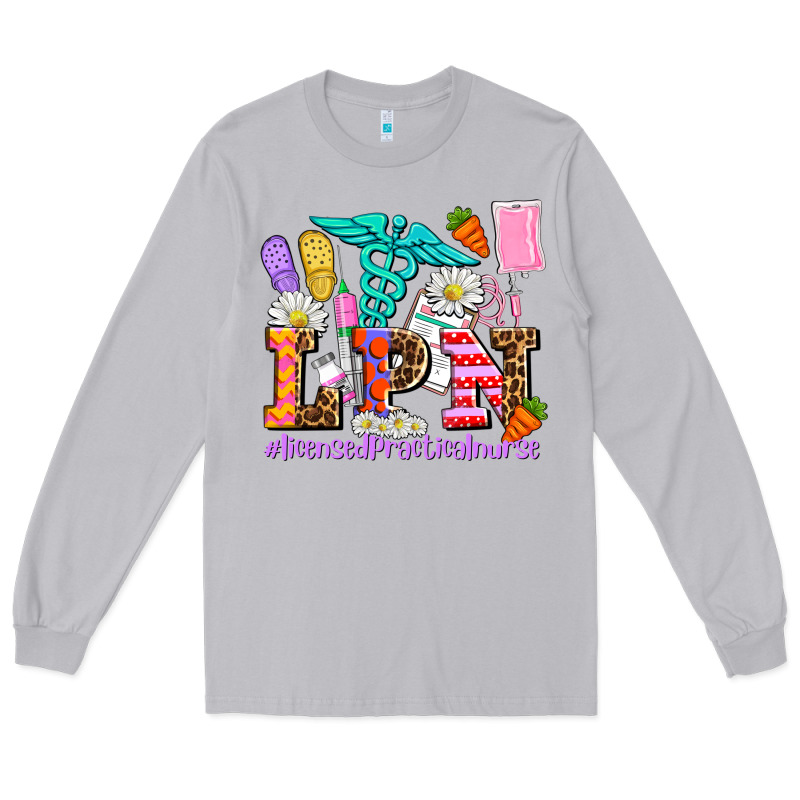 Easter Lpn Licensed Practical Nurse Long Sleeve Tee by AdoDesignShop | Teevron