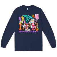 Navy easter lpn licensed practical nurse Long Sleeve Tee - AdoDesignShop