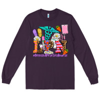 Plum easter lpn licensed practical nurse Long Sleeve Tee - AdoDesignShop