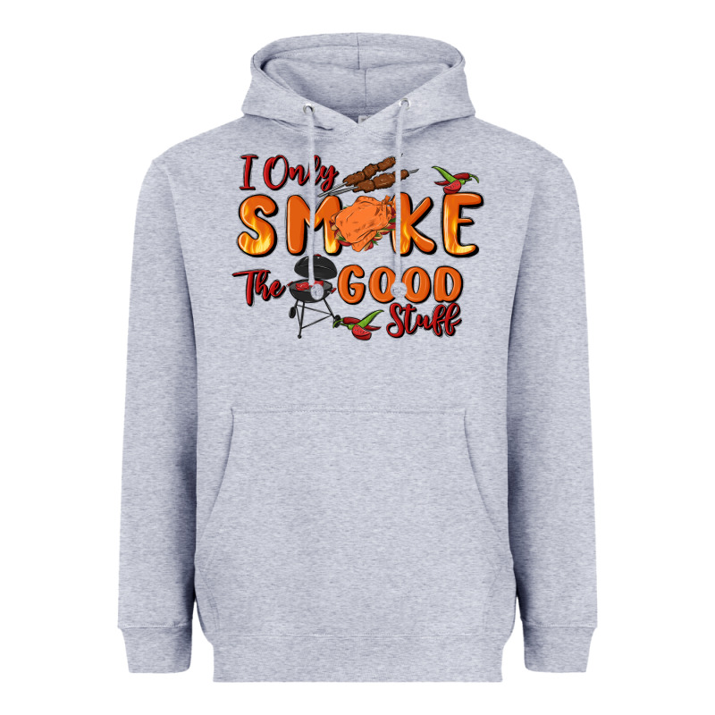 I Only Smoke The Good Stuff Heavyweight Hoodie by MaliasSmallBusiness | Teevron