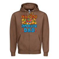 Chestnut nacho average dad with nacho Zipper Hoodie - AdoDesignShop