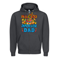 Smoke nacho average dad with nacho Zipper Hoodie - AdoDesignShop