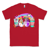 Red unicorn coffee cups Classic Tee - AdoDesignShop