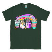 Sports Green unicorn coffee cups Classic Tee - AdoDesignShop