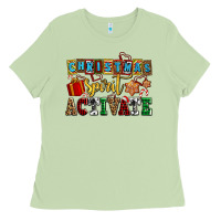 Matcha christmas spirit activate Ladies Tee - AdoDesignShop