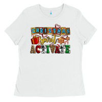 White christmas spirit activate Ladies Tee - AdoDesignShop