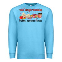Ocean Blue 100 days school Premium Sweatshirt - MaliasSmallBusiness