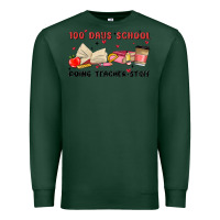 Sports Green 100 days school Premium Sweatshirt - MaliasSmallBusiness