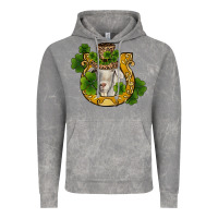 Cloud Rock st patricks day goat horseshoe shamrock Vintage Hoodie - RanaPortraitStore