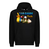Black 3 rd grade dude Premium Hoodie - BundleAndBundleShop