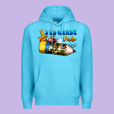 3 Rd Grade Dude Premium Hoodie Designed By Bundleandbundleshop
