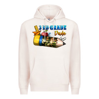 Pale Pink 3 rd grade dude Premium Hoodie - BundleAndBundleShop
