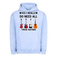 Pigment Grape Ice Yes I Really Do Need All These Guitars Urban Hoodie - Bettercallsaul