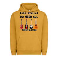 Pigment Peanut Butter Yes I Really Do Need All These Guitars Urban Hoodie - Bettercallsaul