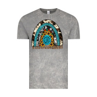 Cloud Rock rainbow sunflower gemstone Vintage Tee - RanaPortraitStore