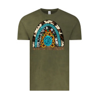 Vintage Olive rainbow sunflower gemstone Vintage Tee - RanaPortraitStore