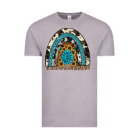 Vintage Zinc rainbow sunflower gemstone Vintage Tee - RanaPortraitStore