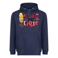 Navy i like you elote mexican valentines day Heavyweight Hoodie - MaliasSmallBusiness