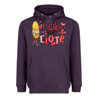 Plum i like you elote mexican valentines day Heavyweight Hoodie - MaliasSmallBusiness