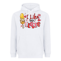 I Like You Elote Mexican Valentines Day Heavyweight Hoodie | Teevron