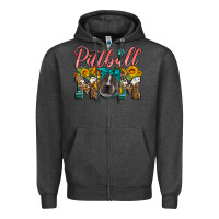 Charcoal Heather pittbull mom Zipper Hoodie - Artiststas
