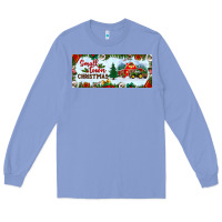 Colony Blue small town christmas Long Sleeve Tee - BundleAndBundleShop