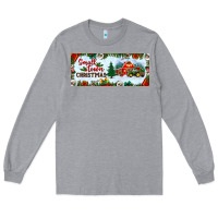 Heather Grey small town christmas Long Sleeve Tee - BundleAndBundleShop