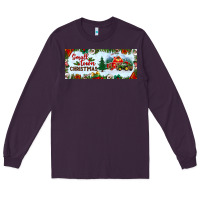 Plum small town christmas Long Sleeve Tee - BundleAndBundleShop