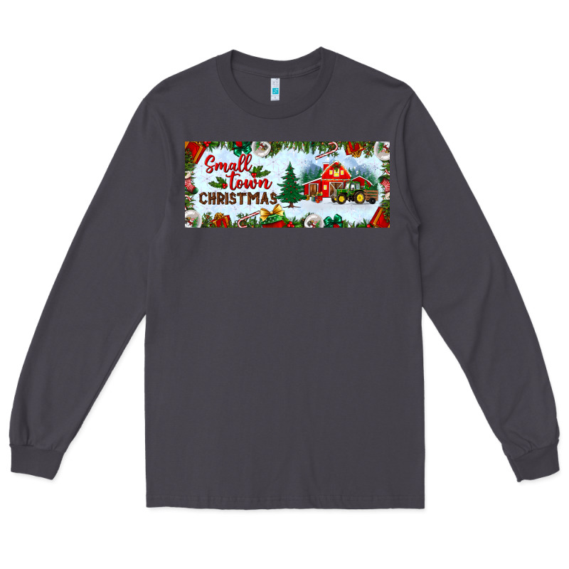 Small Town Christmas Long Sleeve Tee by BundleAndBundleShop | Teevron