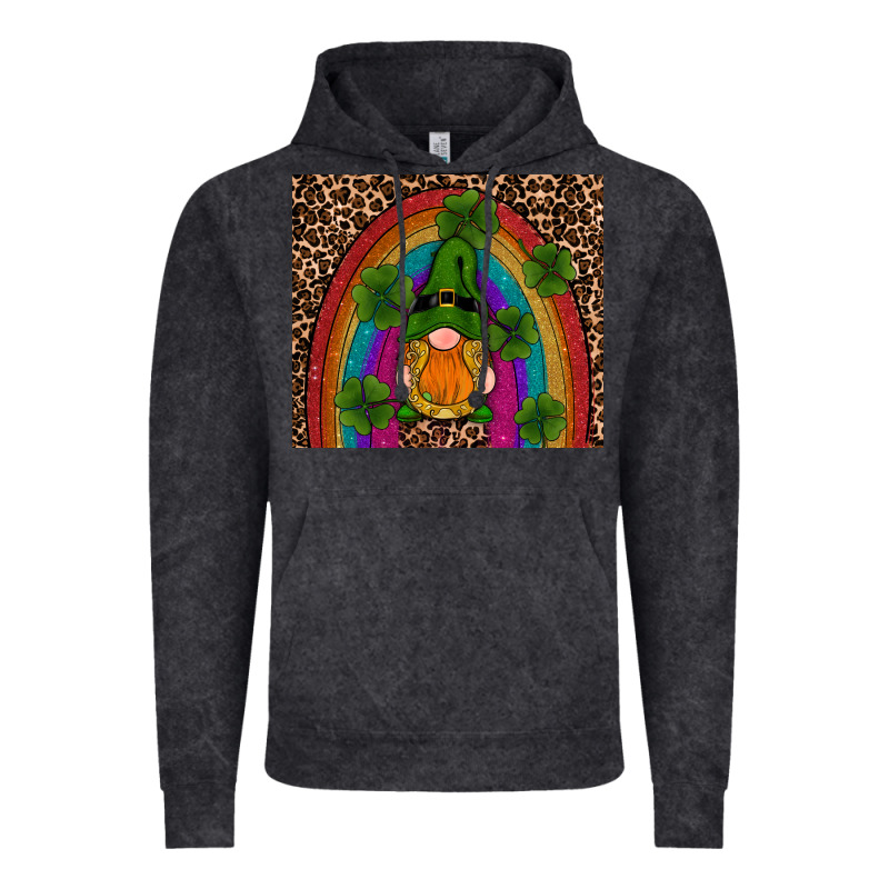 St Patricks Day Gnomes Shamrock Rainwow Vintage Hoodie by RanaPortraitStore | Teevron