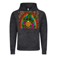 Vintage Black st patricks day gnomes shamrock rainwow Vintage Hoodie - RanaPortraitStore