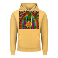 Vintage Mustard st patricks day gnomes shamrock rainwow Vintage Hoodie - RanaPortraitStore