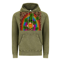 Vintage Olive st patricks day gnomes shamrock rainwow Vintage Hoodie - RanaPortraitStore
