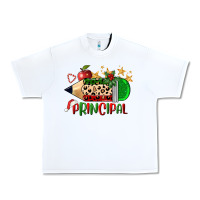 White christmas principal pencil Urban Heavy Tee - FaDigitalArtStudio