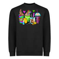 Black nail art coffee cups Heavyweight Sweatshirt - Zillion Design Studio