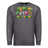 Charcoal Heather you're my lucky charm Premium Sweatshirt - MaliasSmallBusiness