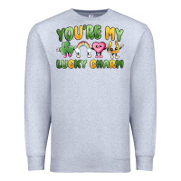 Heather Grey you're my lucky charm Premium Sweatshirt - MaliasSmallBusiness